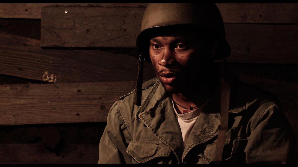 Dawayne Jordan as Private Richman in I Die Alone. 2013