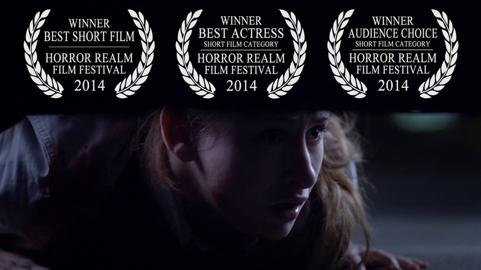 BEST ACTRESS WIN at the Horror Realm Film Festival!