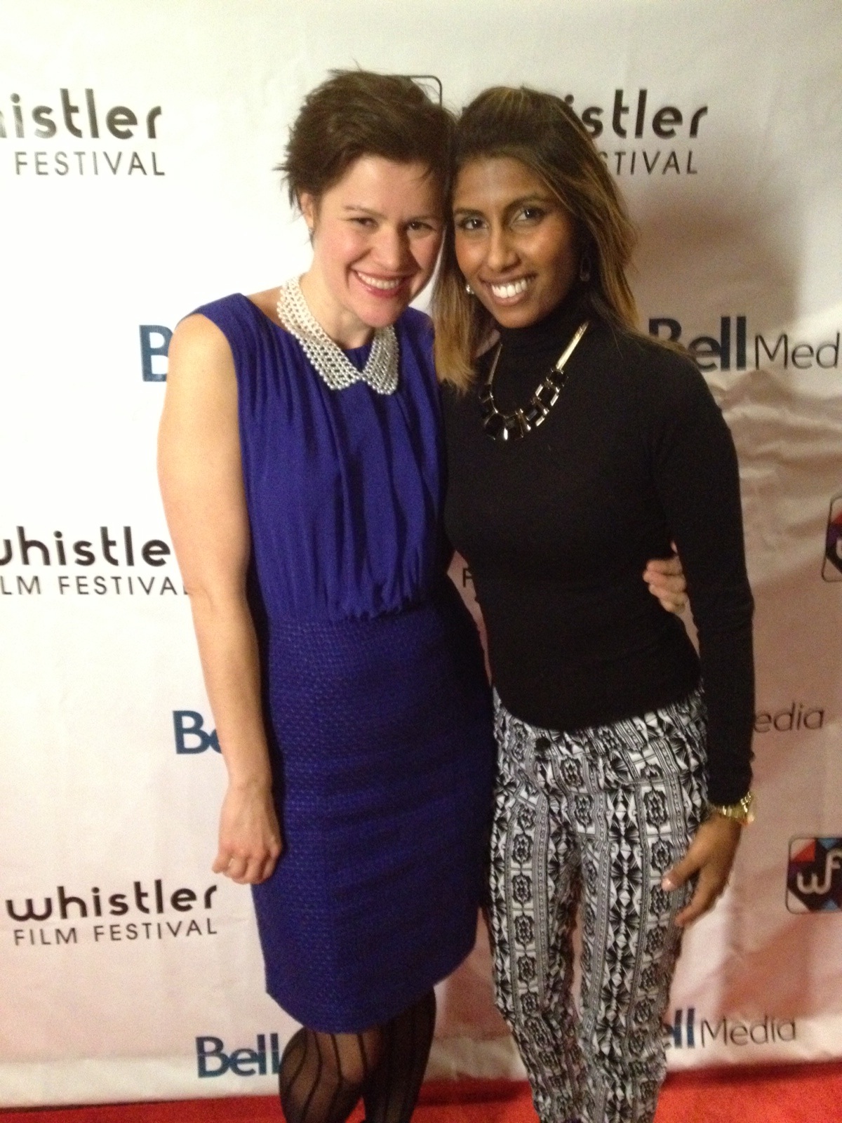 Nimisha Mukerji & Orsy Szabo at the Opening Gala of Whistler Film Festival