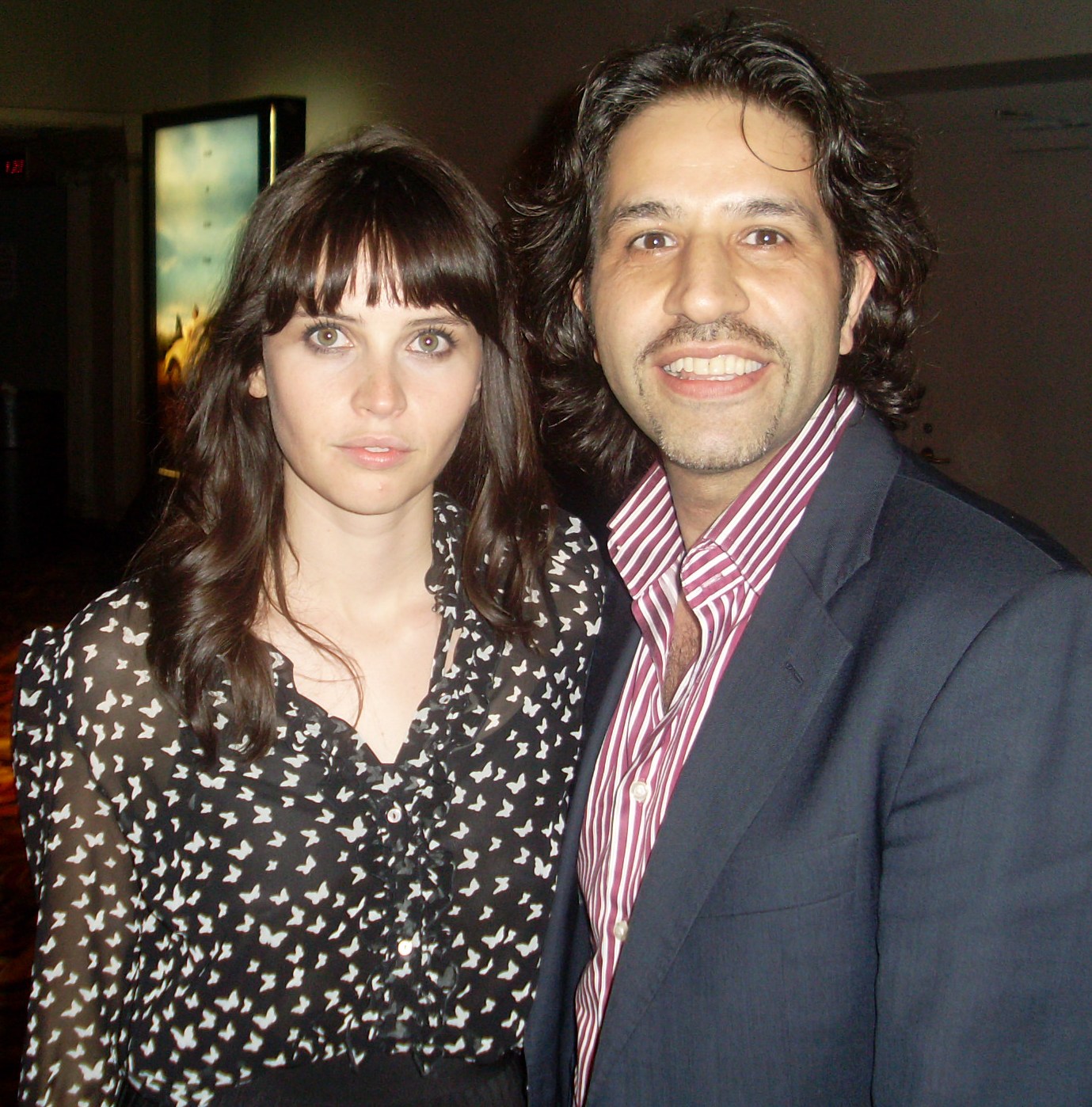 Felicity Jones and Frank Zandi