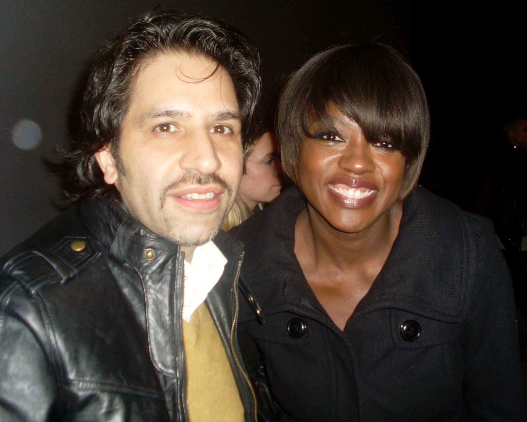 Actor Viola Davis and Frank Zandi