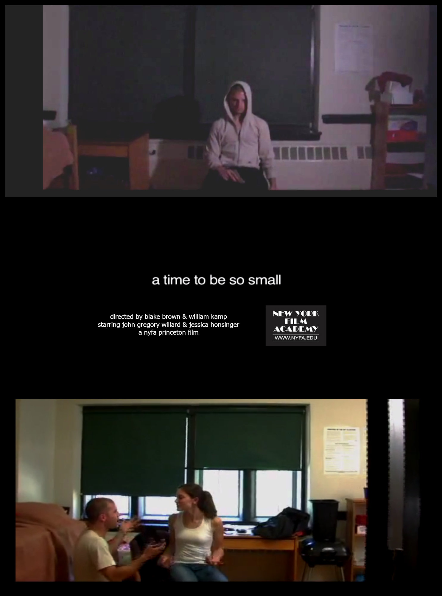 A Time to Be So Small, a NYFA Princeton film by Blake Brown and William Kamp.