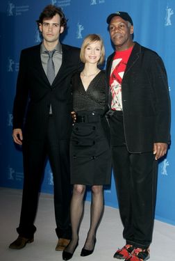 Rossif Sutherland, Laura Regan and Danny Glover at the photocall of 