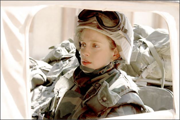 Laura Regan plays Pfc. Jessica Lynch in the NBC movie 