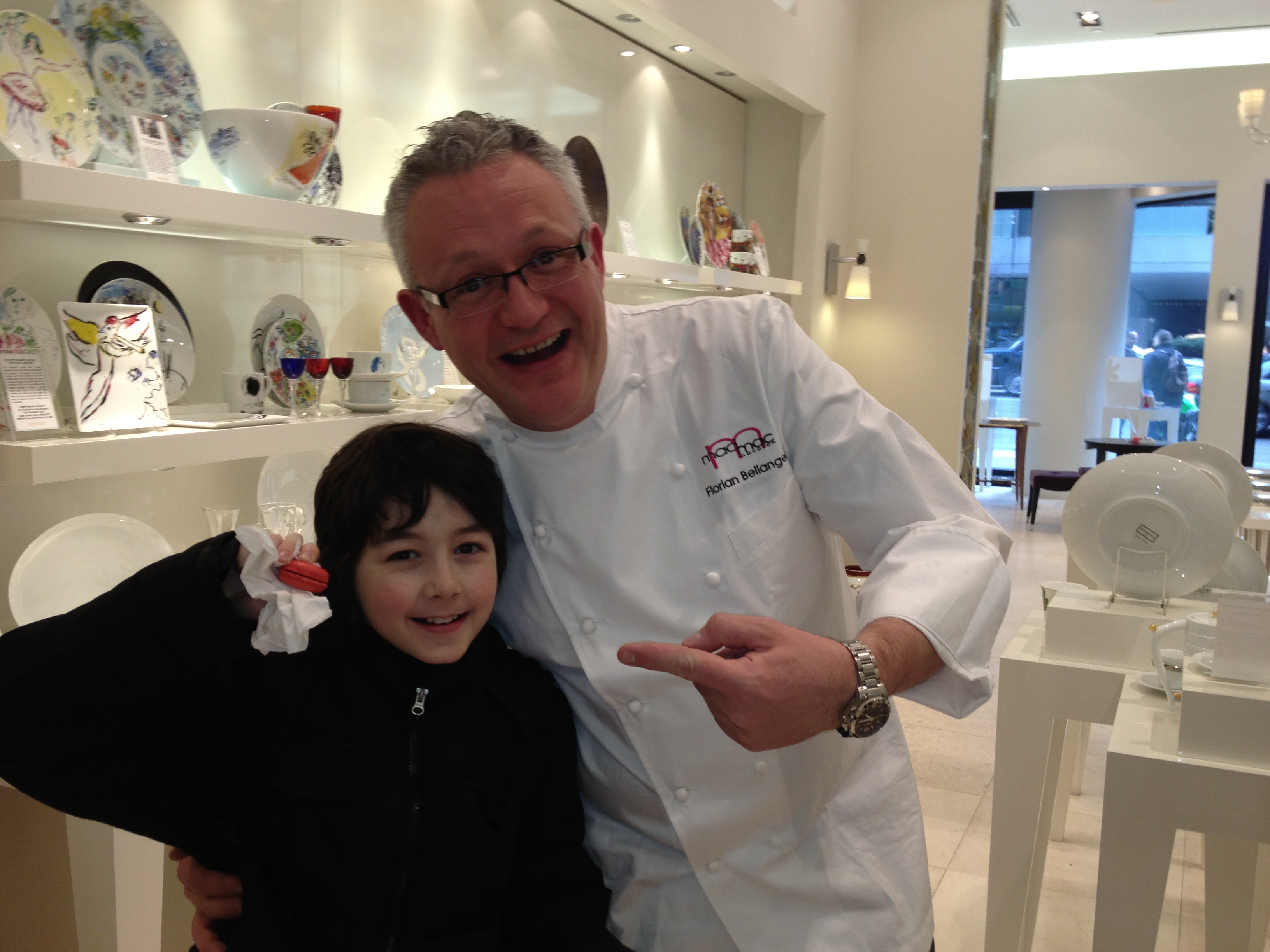 Me and the Star of CupCake Wars~FREE Macaroon Day in NYC