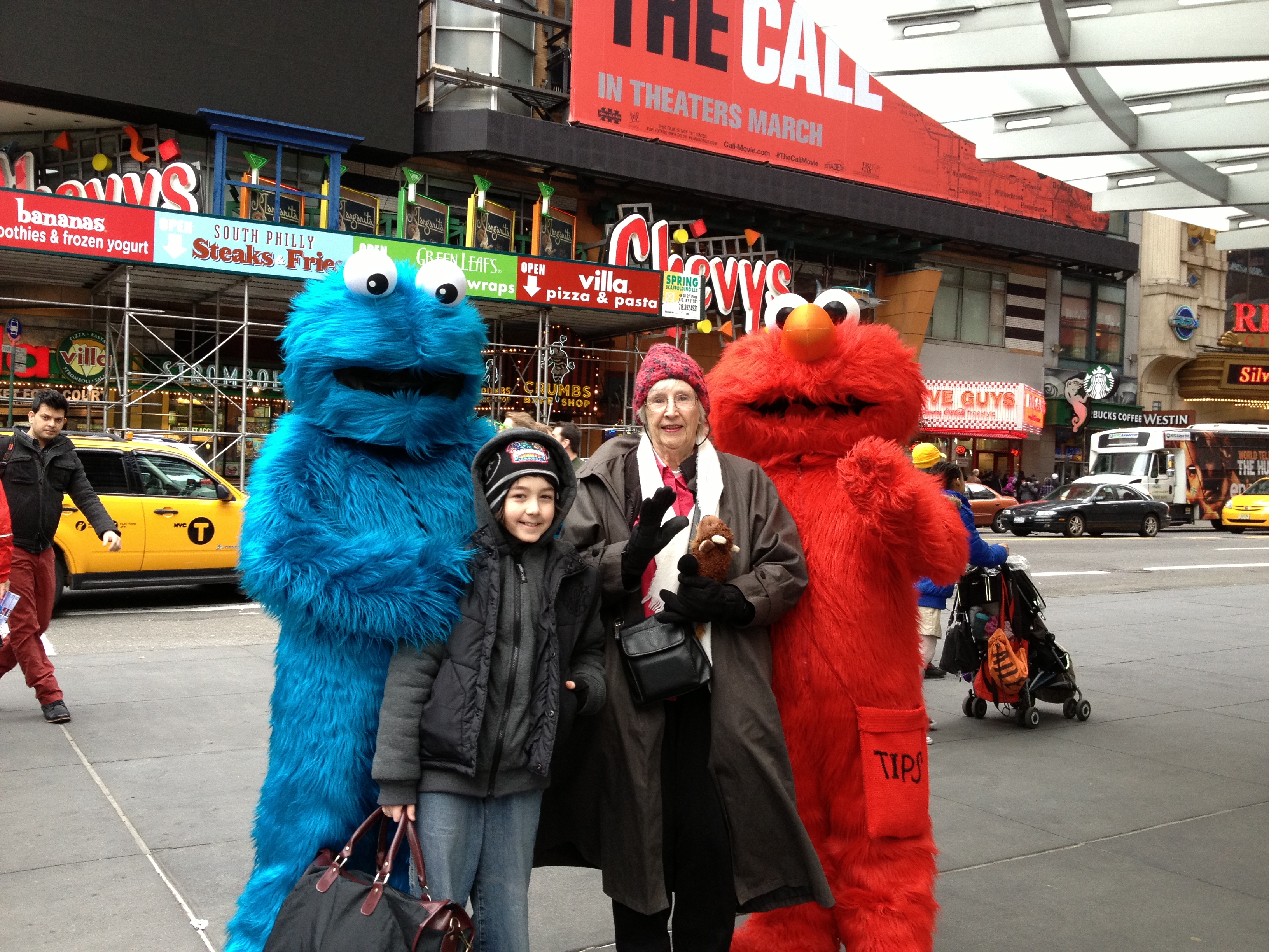 Louise the Great meet Cookie & Elmo