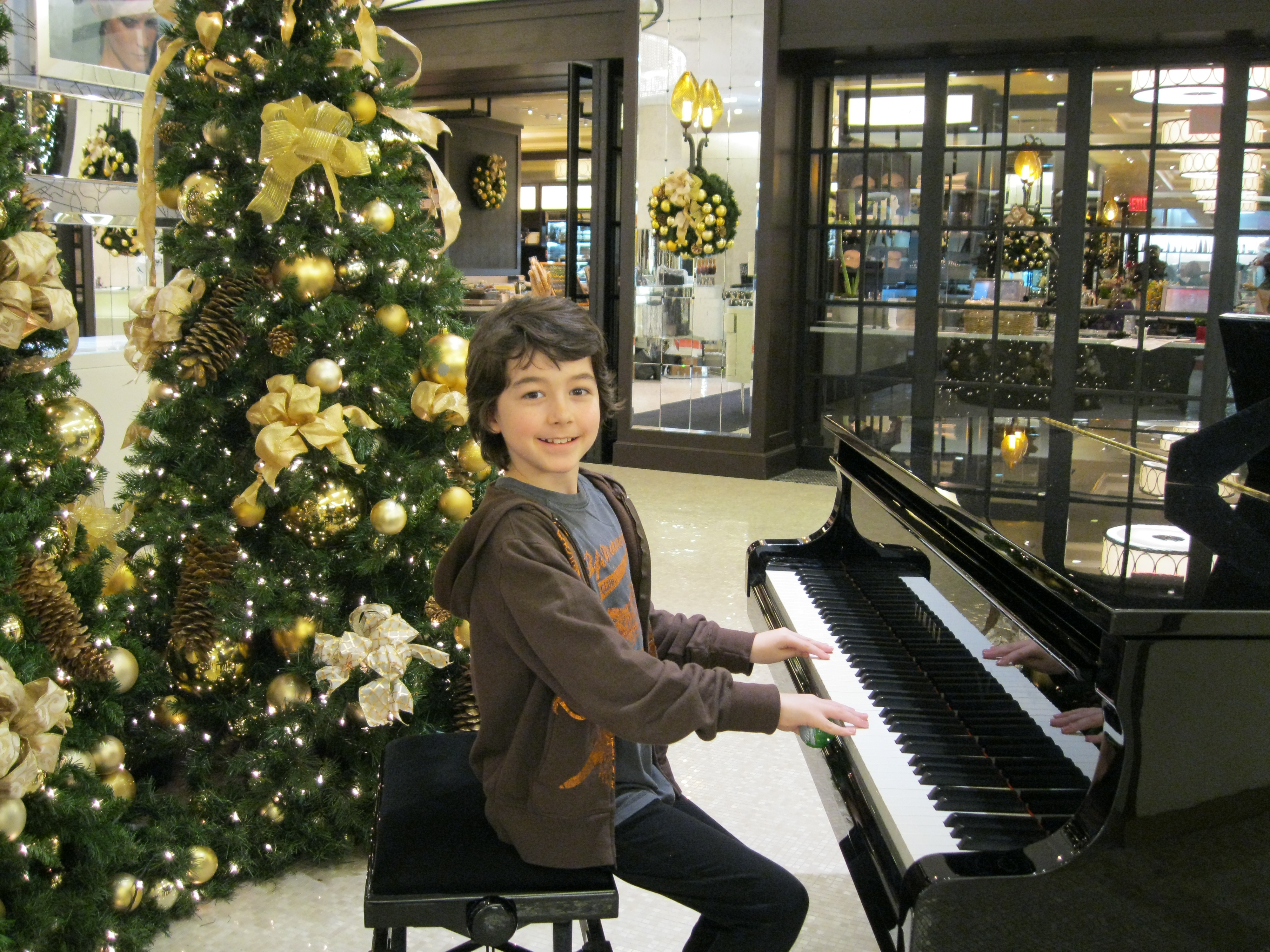 Playing Piano in the Plaza