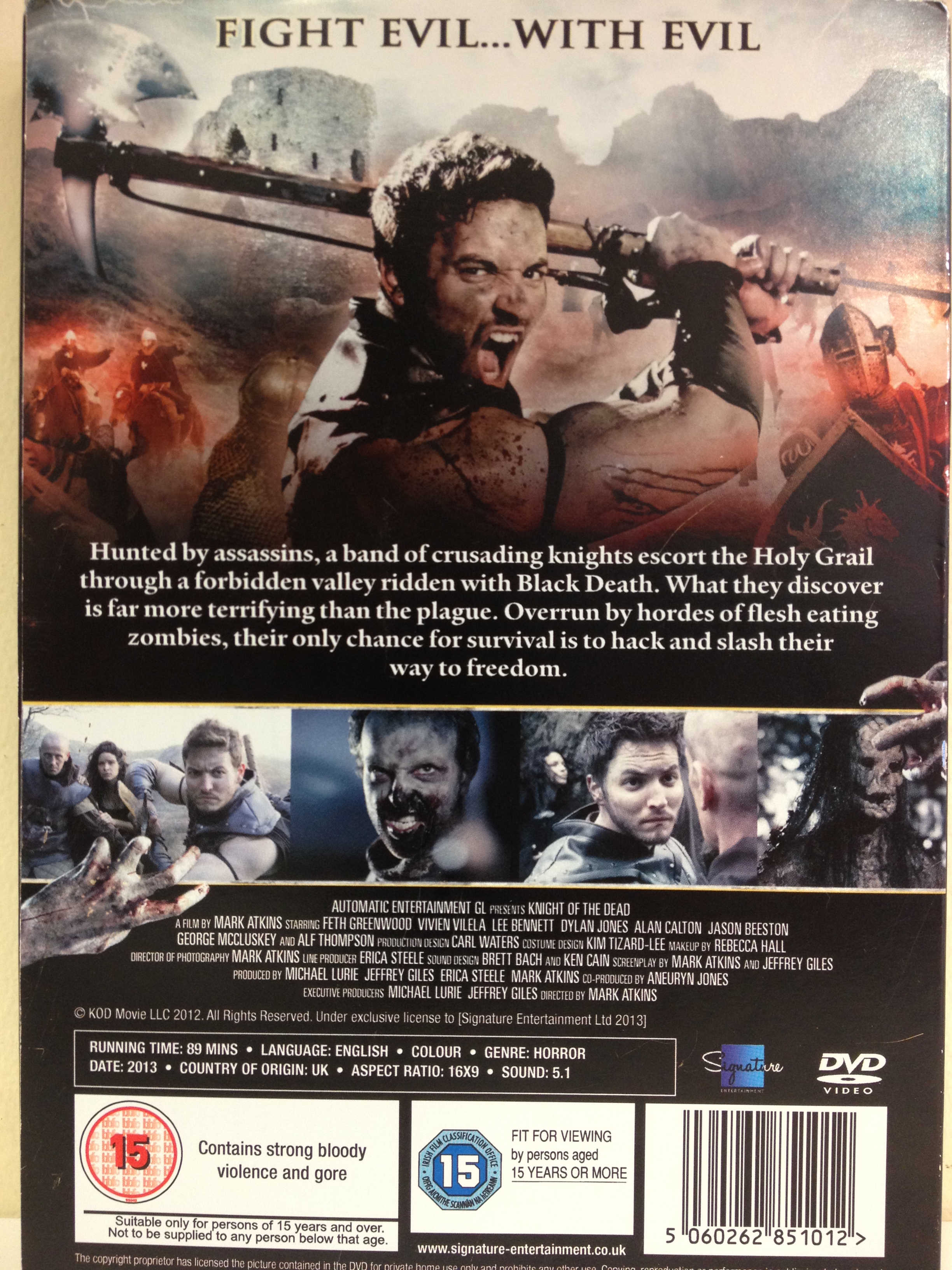 Knight of the Dead - DVD cover sleeve