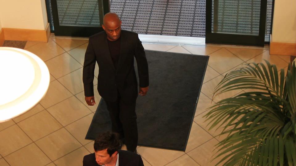 Rudy Barrow as a bodyguard in film Liquid Gold