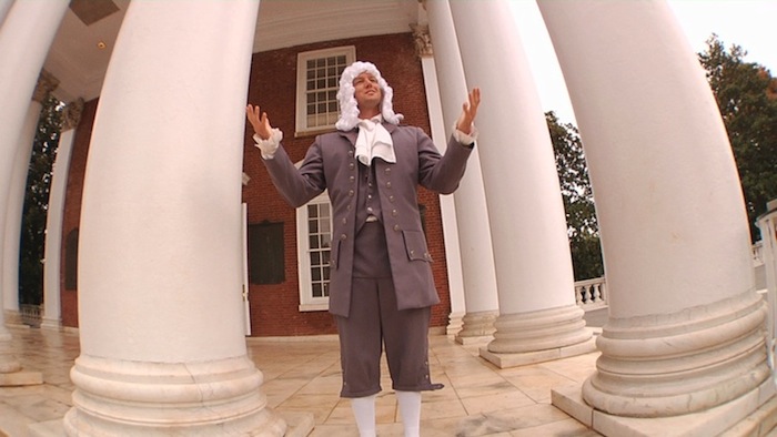 Hosting the multiple Emmy Award winning ACC ROAD TRIP from UVA as Thomas Jefferson