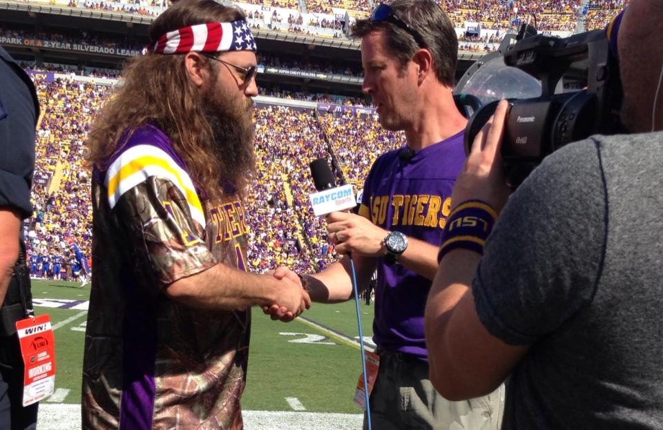 Interviewing Willie from Duck Dynasty