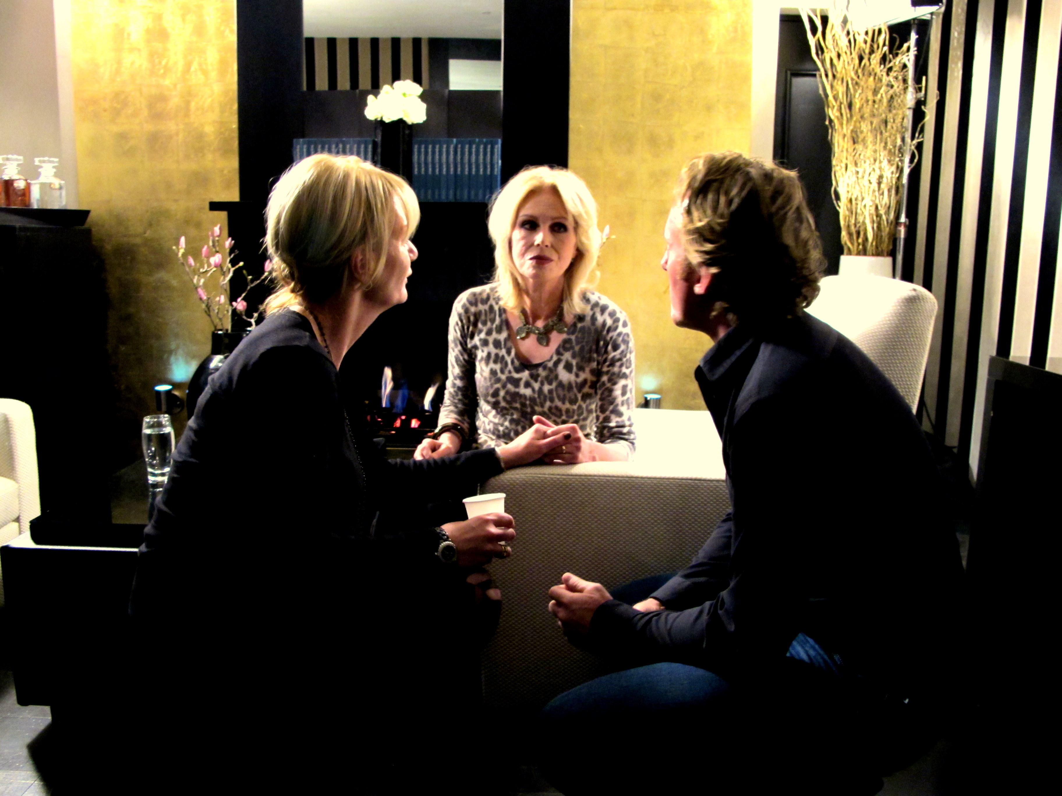 With Joanna Lumley & Jules Williams (Dir) - 'Living The Life'