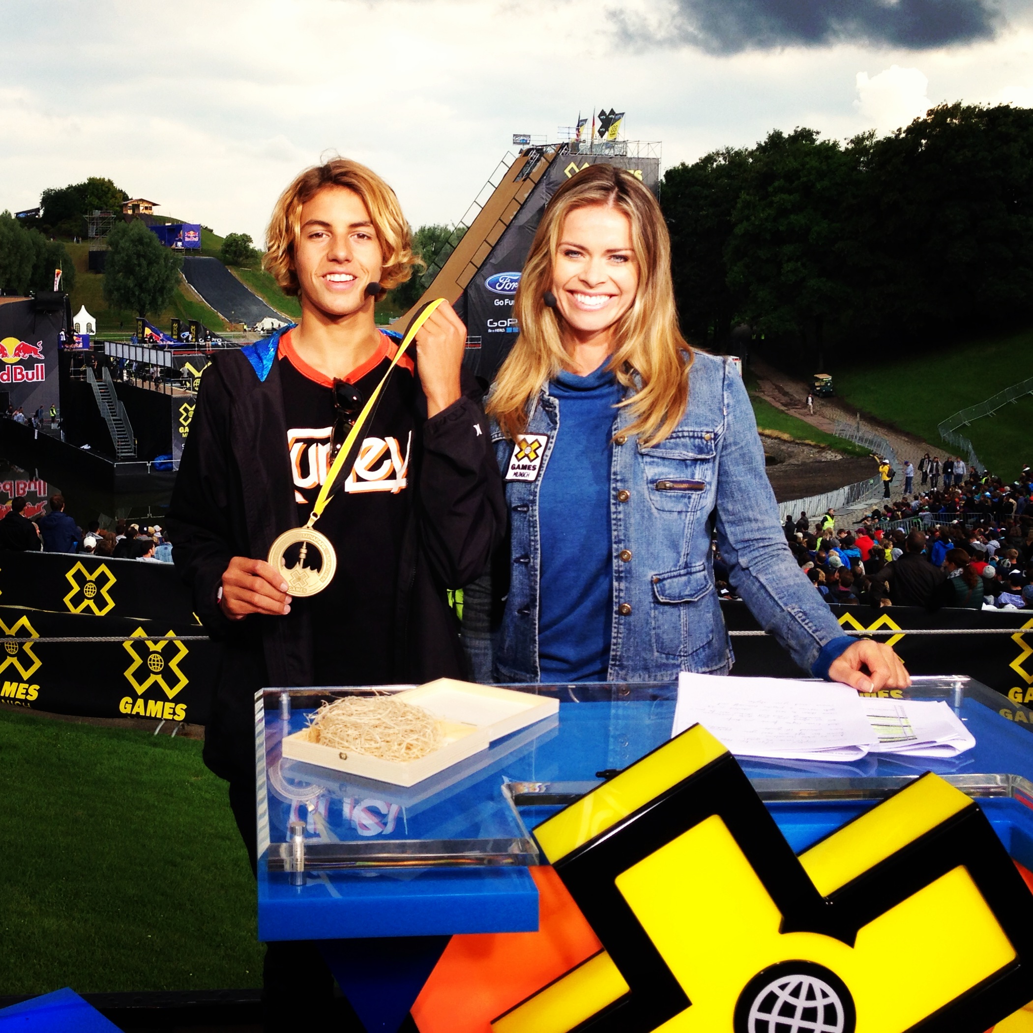 Curren Caples and Ramona Bruland - X Games Munich 2013