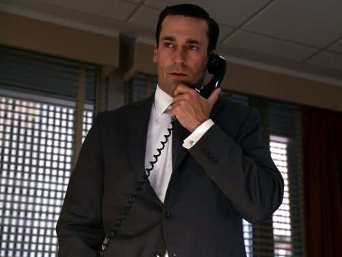 Still of Jon Hamm in MAD MEN. Reklamos vilkai (2007)