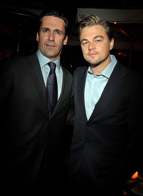 Leonardo DiCaprio and Jon Hamm