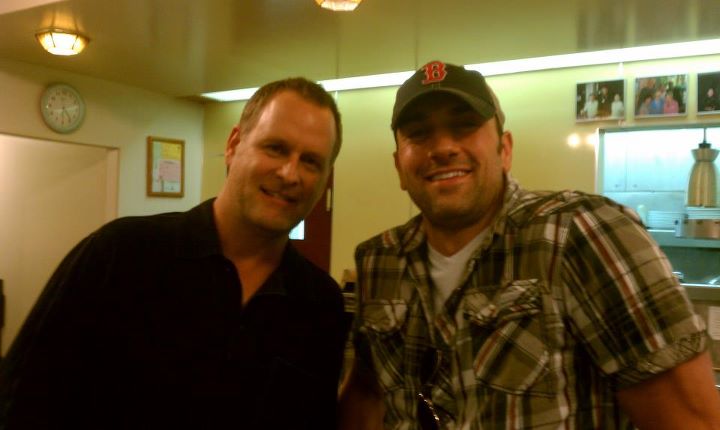 On location with Dave Coulier for 'Can't Get Arrested', Los Angeles