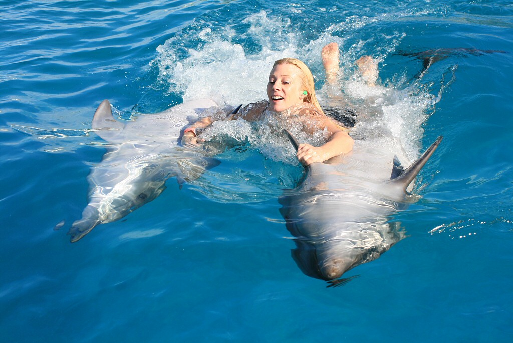 Life Changing experience with my 2 new buddies at CABO DOLPHINS: Feda & Monet. They changed my life !