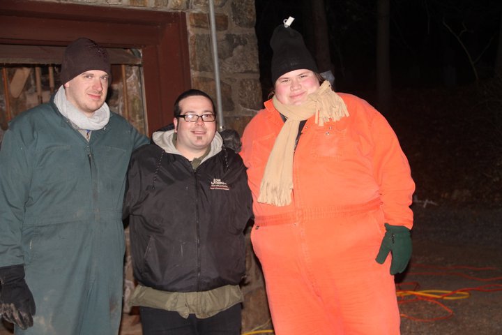 MJ Kelley, Ryan Scott Weber and Shawn C. Phillips Behind the scenes in Mary Horror.