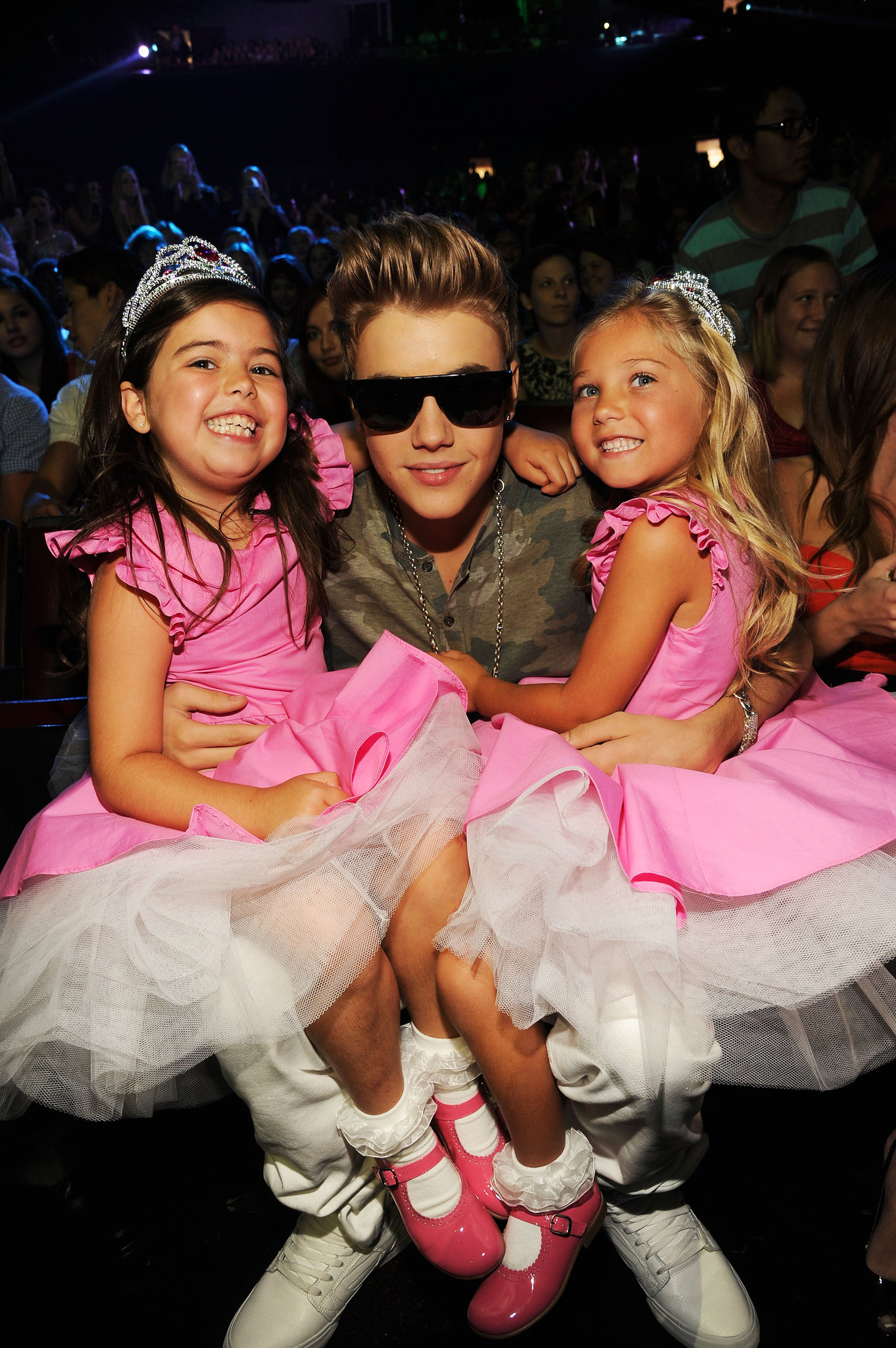 Justin Bieber, Sophia Grace Brownlee and Rosie McClelland at event of Teen Choice Awards 2012 (2012)
