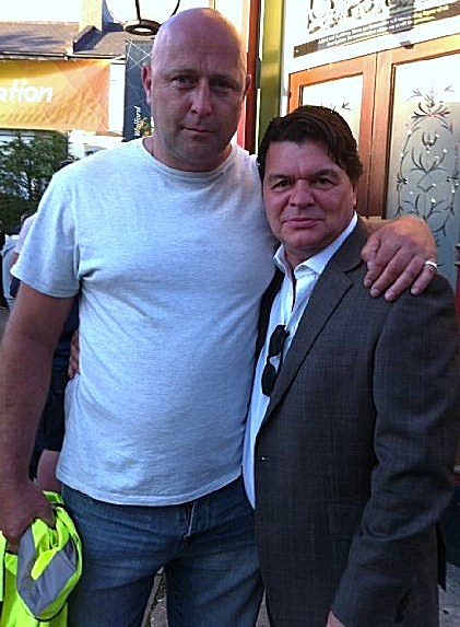 Title - Eastenders - Live Special - 2012 Still of Simon DeSilva and Jamie Foreman - Eastenders Olympic Live Special