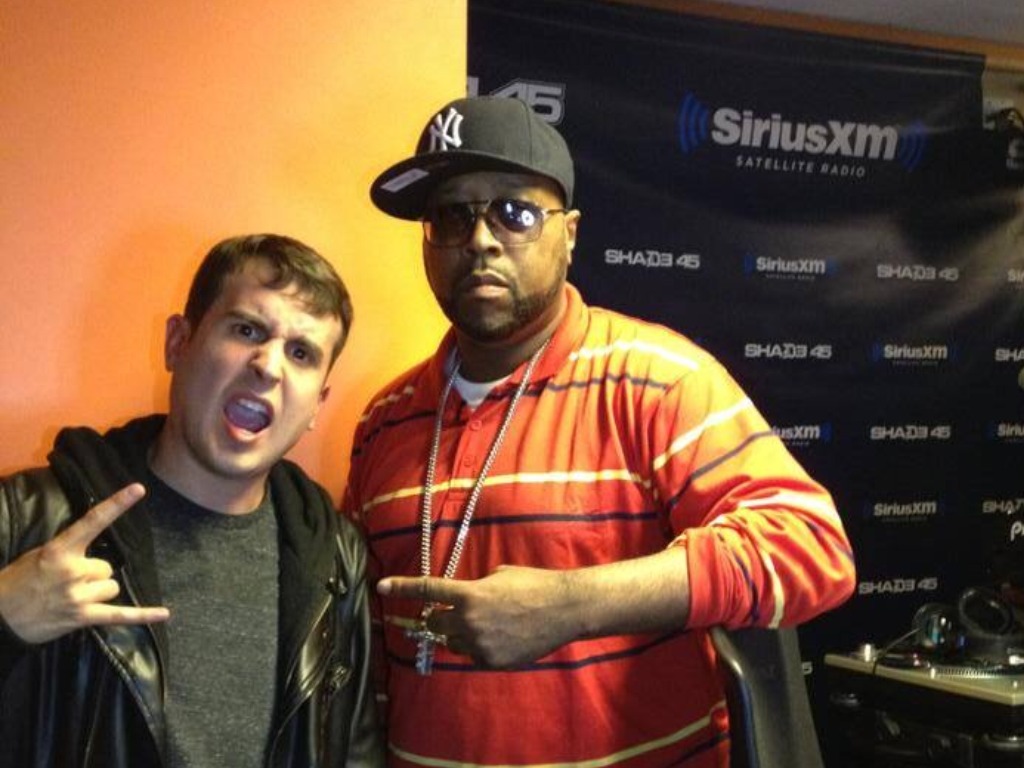 Ricky Rude on SiriusXM's Shade45 radio station with DJ Kay Slay.