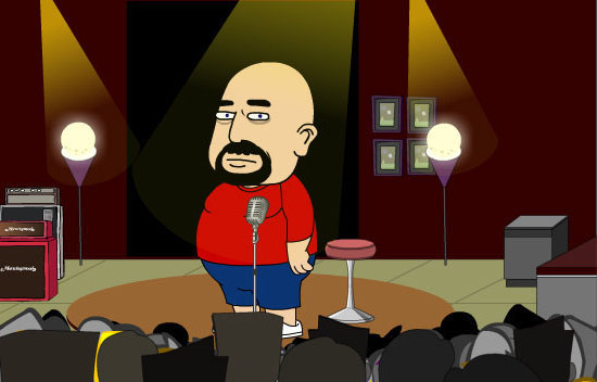 Still frame from Duane's World Shorts: season 1 episode 13, Stand-up Comedy