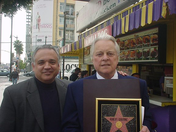 Glenn Taranto with TCM Host Robert Osborne (February 1, 2006)