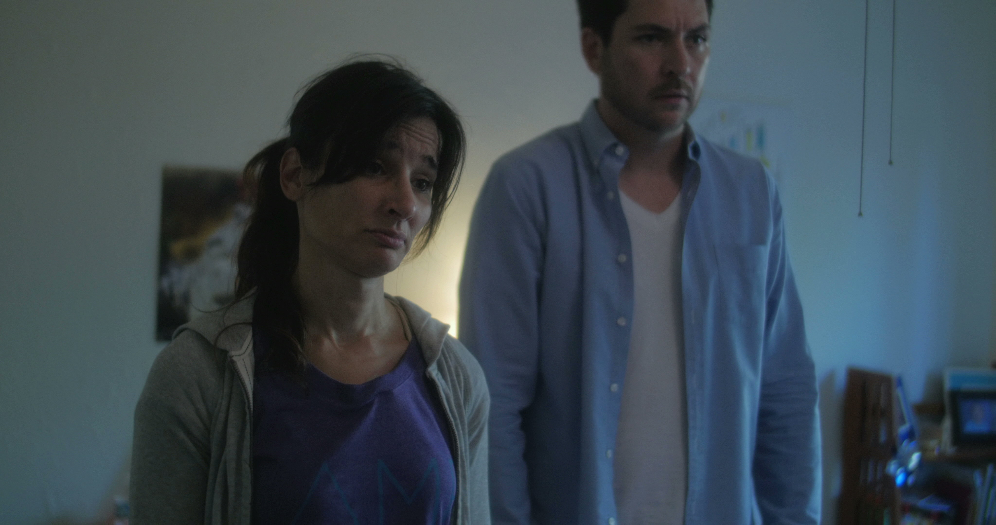 Still of Alison Becker and Chris Alvarado in Chapters of Horror (2015)
