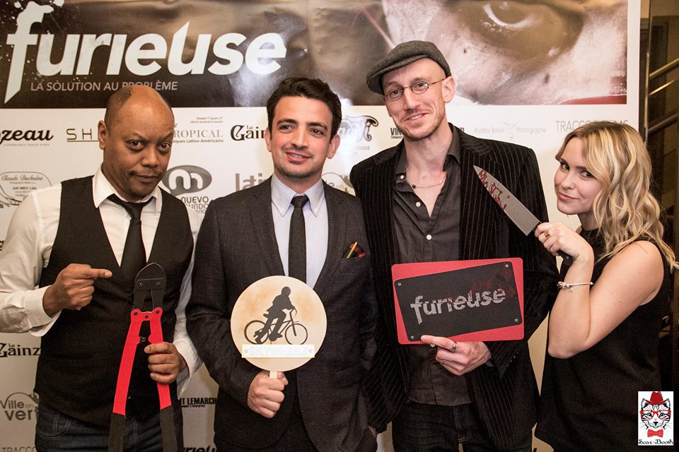Alain Lucien, Rémy Deloume, Jonathan Kebe and Jeanne Heckmann-Adam in Furieuse (2015)