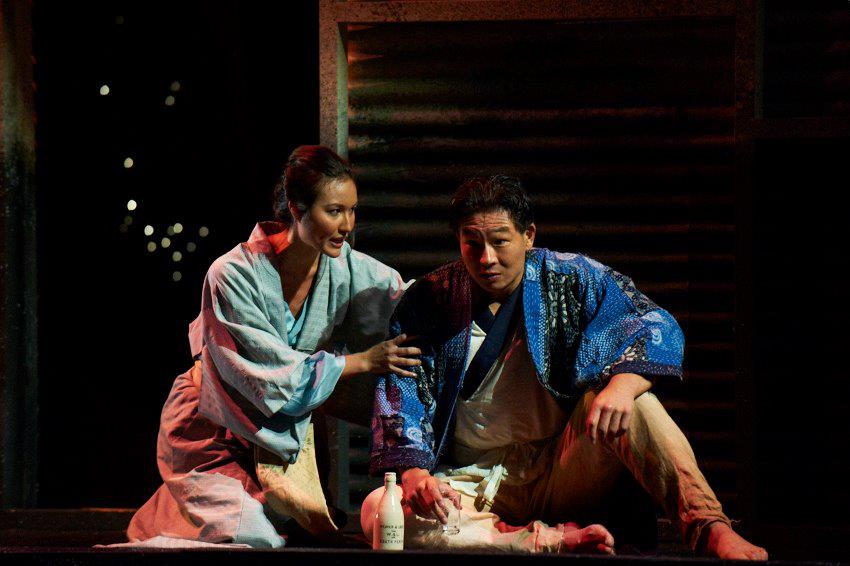As Yukiko with Yutaka Izumihara in White Divers of Broome - Black Swan State Theatre Company, Perth 2012
