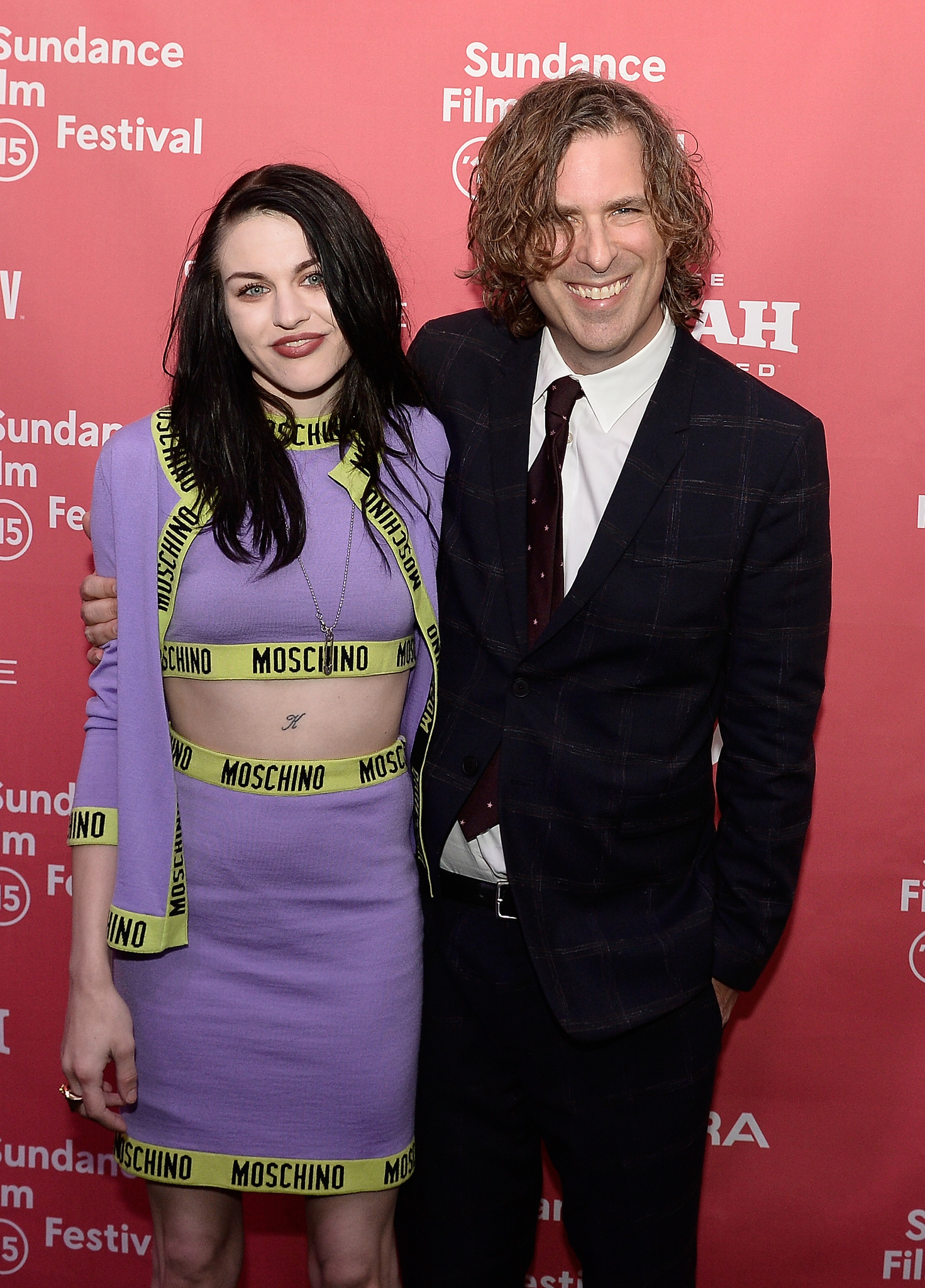 Brett Morgen and Frances Bean Cobain at event of Cobain: Montage of Heck (2015)
