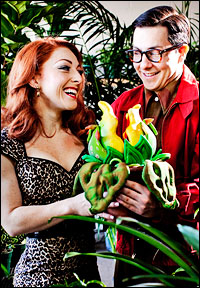 Press Photos of Jenna Coker-Jones (Audrey) & Christopher Kale Jones (Seymour): Little Shop of Horrors at the infamous FORD's THEATRE in Washington DC