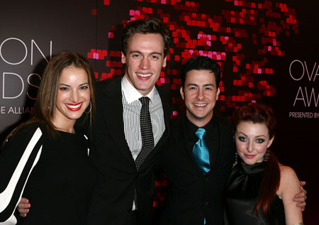 Ovation Awards, Los Angeles w/ Jackie Seiden, Erich Bergen, Christopher Kale Jones