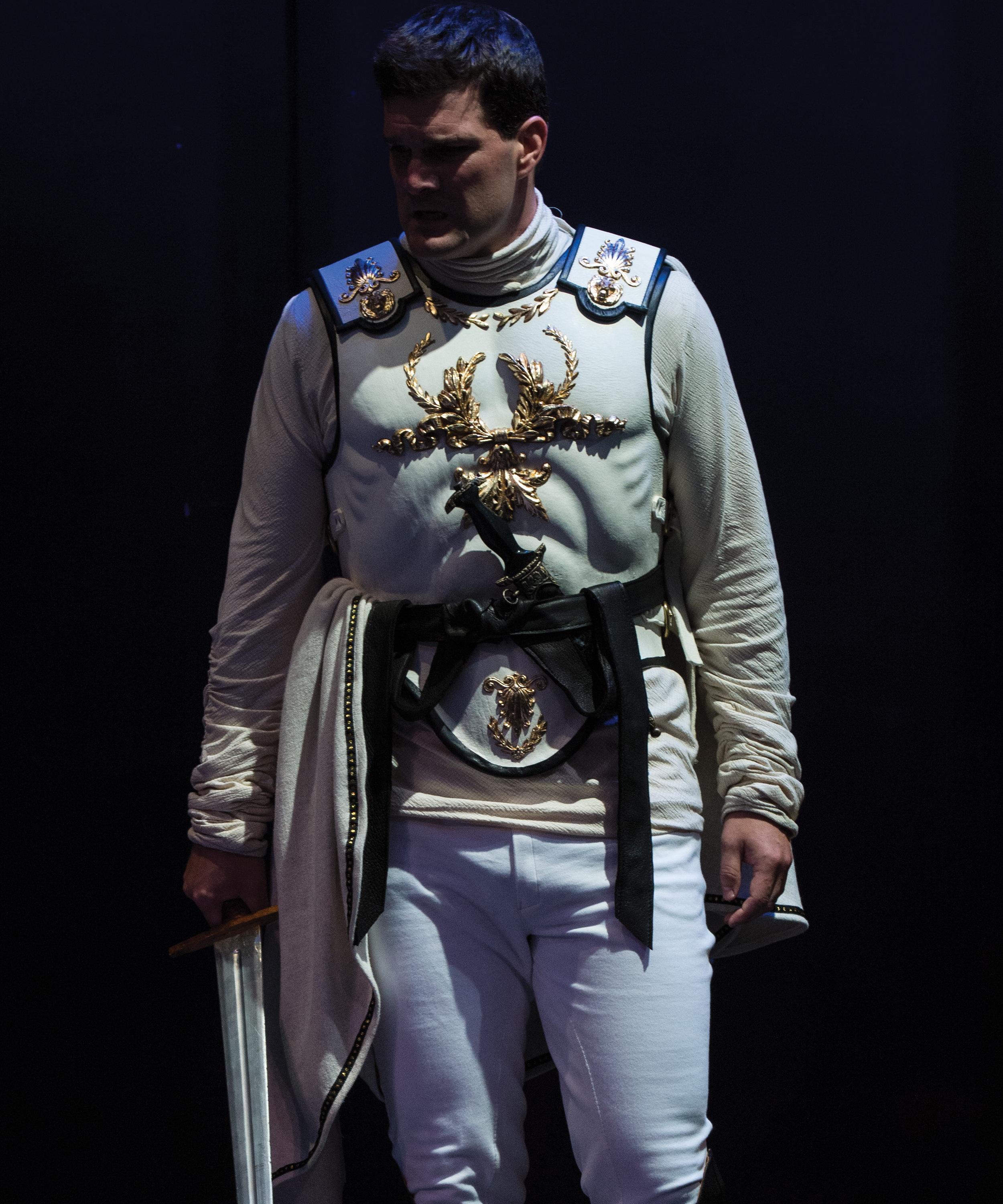 Christopher R Ellis as Lucius in the Utah Shakespeare Festival 2012 production of Titus Andronicus.