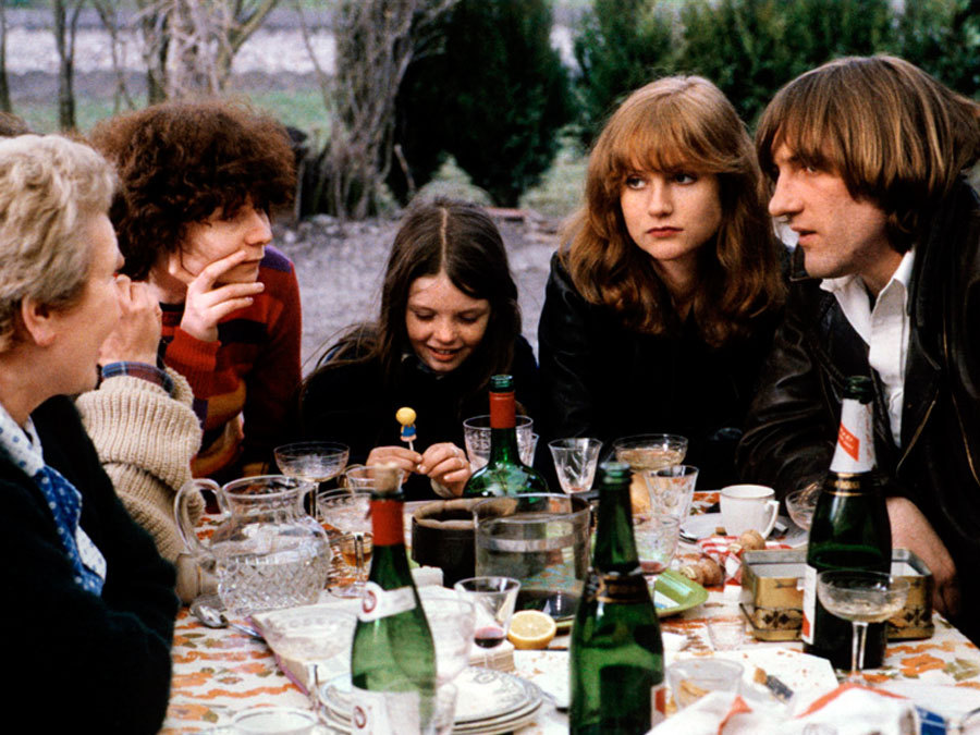 Still of Gérard Depardieu and Isabelle Huppert in Loulou (1980)