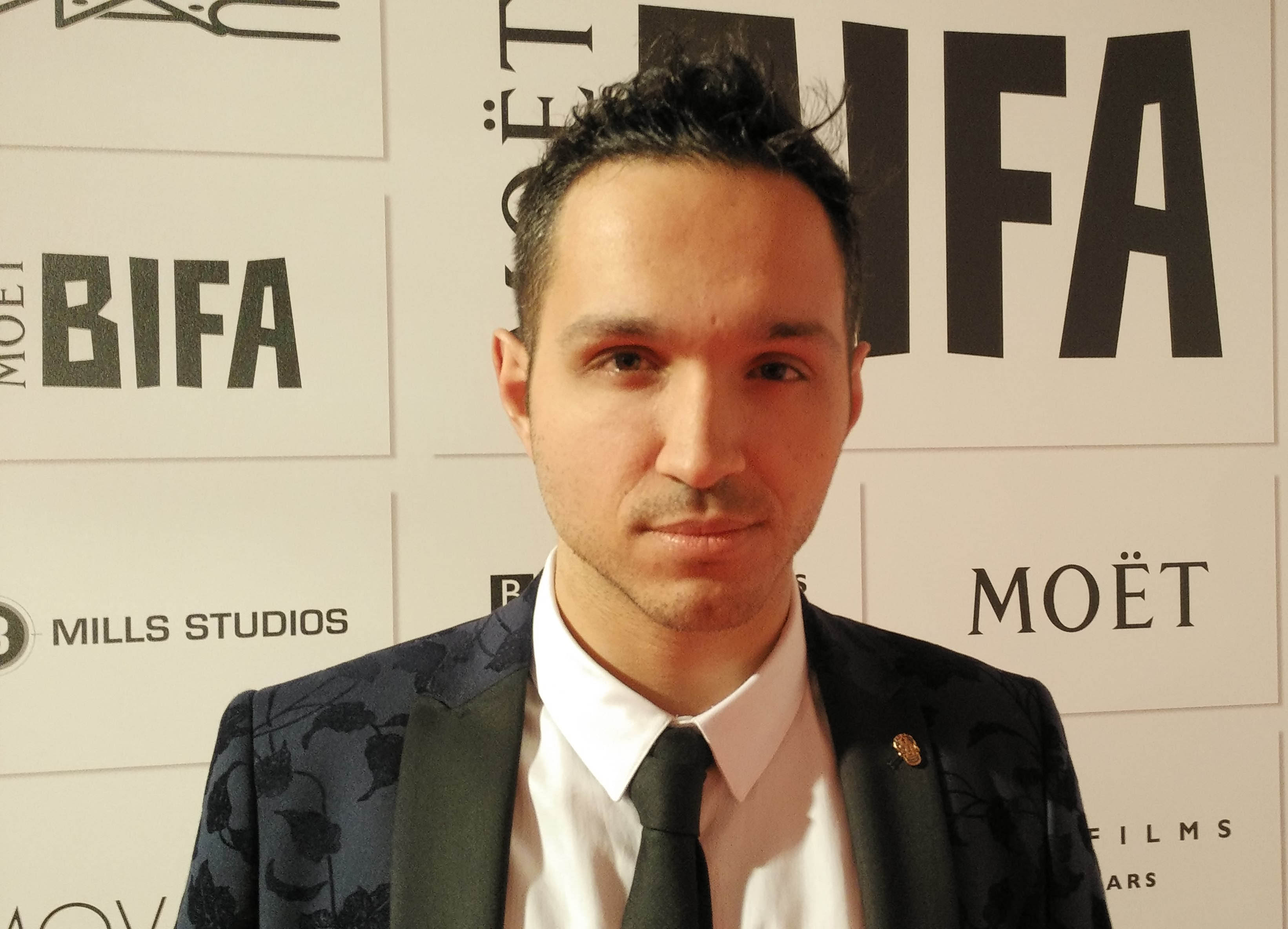 Adam Patel at the British Independent Film Awards 2015.