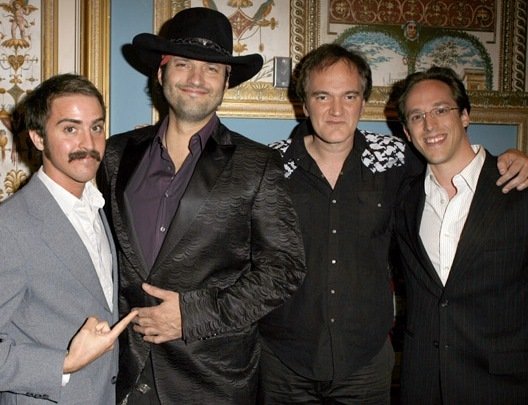 2007 ShoWest Honorees Raul Fernandez, Robert Rodriguez, Quentin Tarantino, Josh Greenbaum