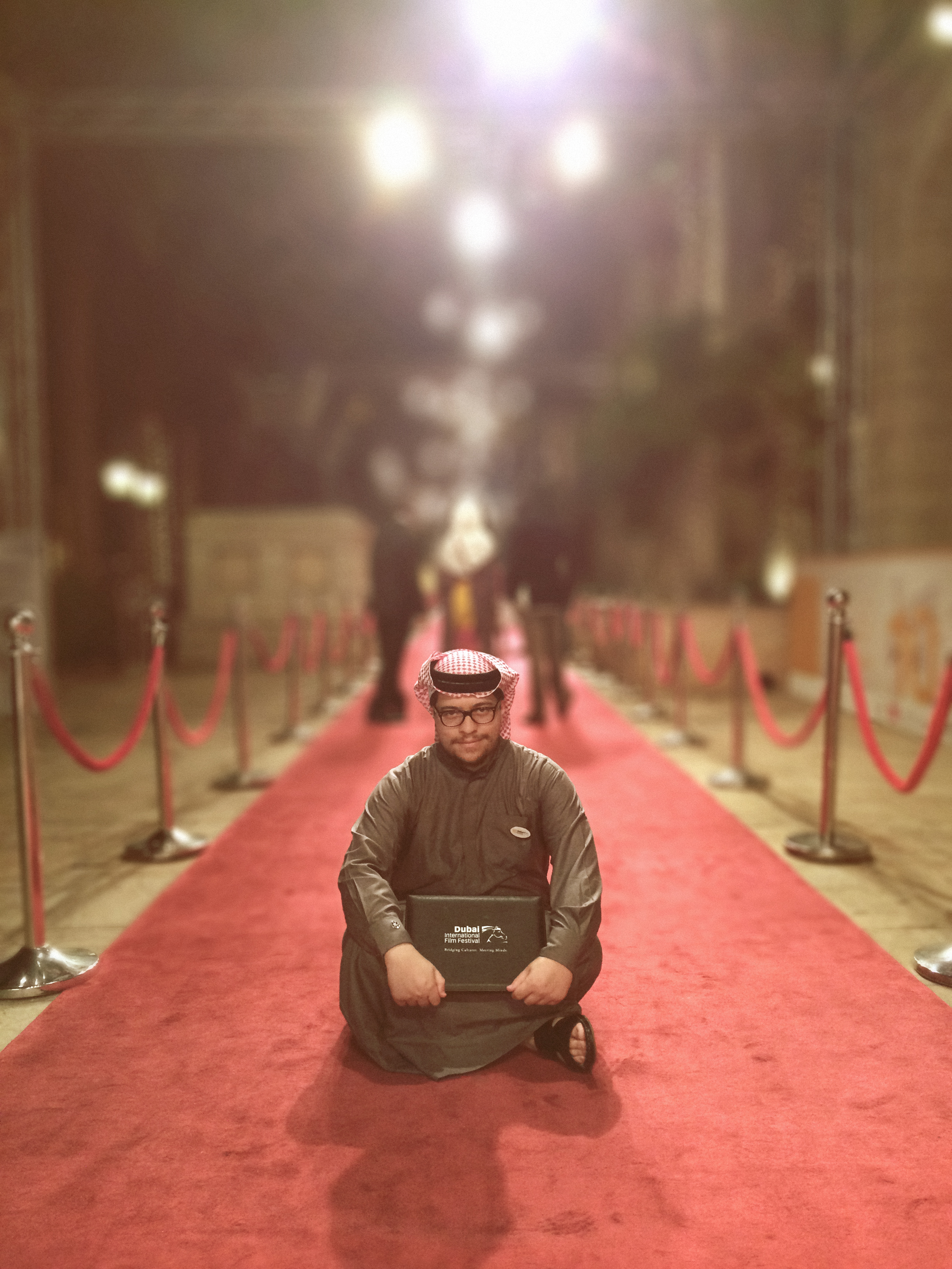 Mohammad Ahmed Fikree after the Award Ceremony at the 10th Dubai International Film Festival.