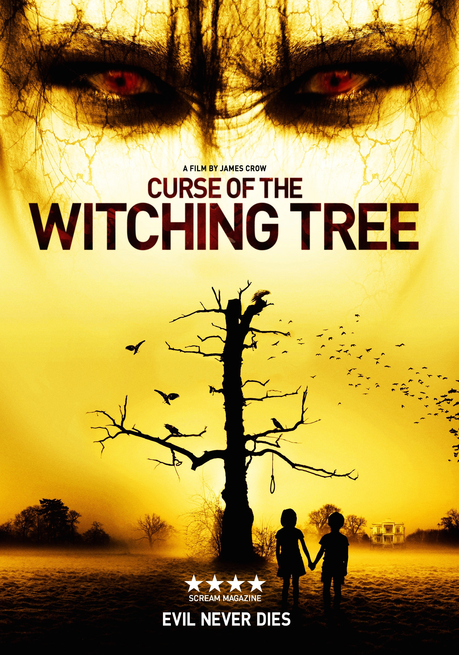 UK DVD Artwork for Curse of the Witching Tree