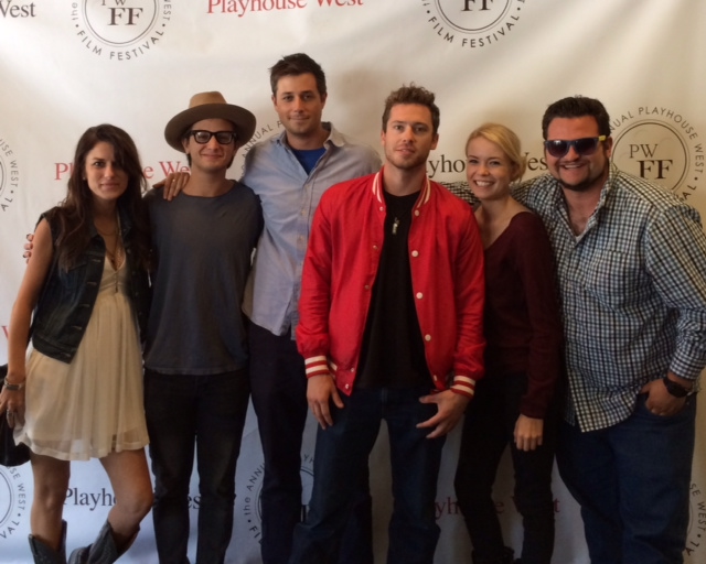 I Wasn't Me cast and crew at Playhouse West Film Festival Screening