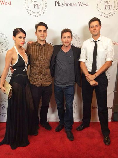 Actors Sedina Sokolivic, Jonah Ehrenreich, Stephen Ohl, and Drew Tholke at The Playhouse West Film Festival