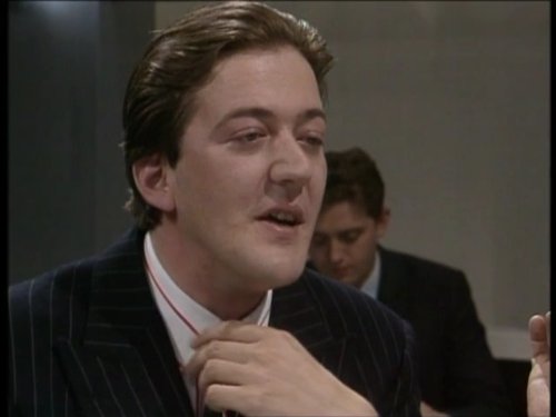 Still of Stephen Fry in The New Statesman (1987)