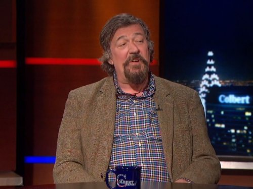 Still of Stephen Fry in The Colbert Report (2005)