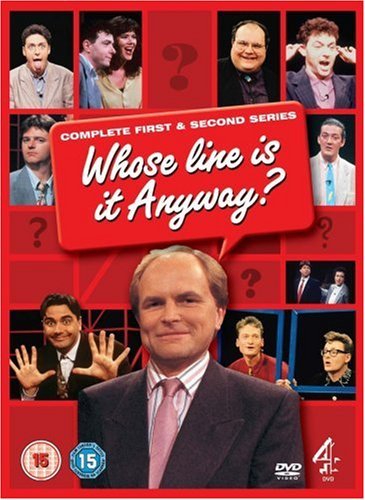 Stephen Fry, Clive Anderson, Josie Lawrence, Michael McShane, Paul Merton, Greg Proops, Griff Rhys Jones, John Sessions, Tony Slattery and Ryan Stiles in Whose Line Is It Anyway? (1988)
