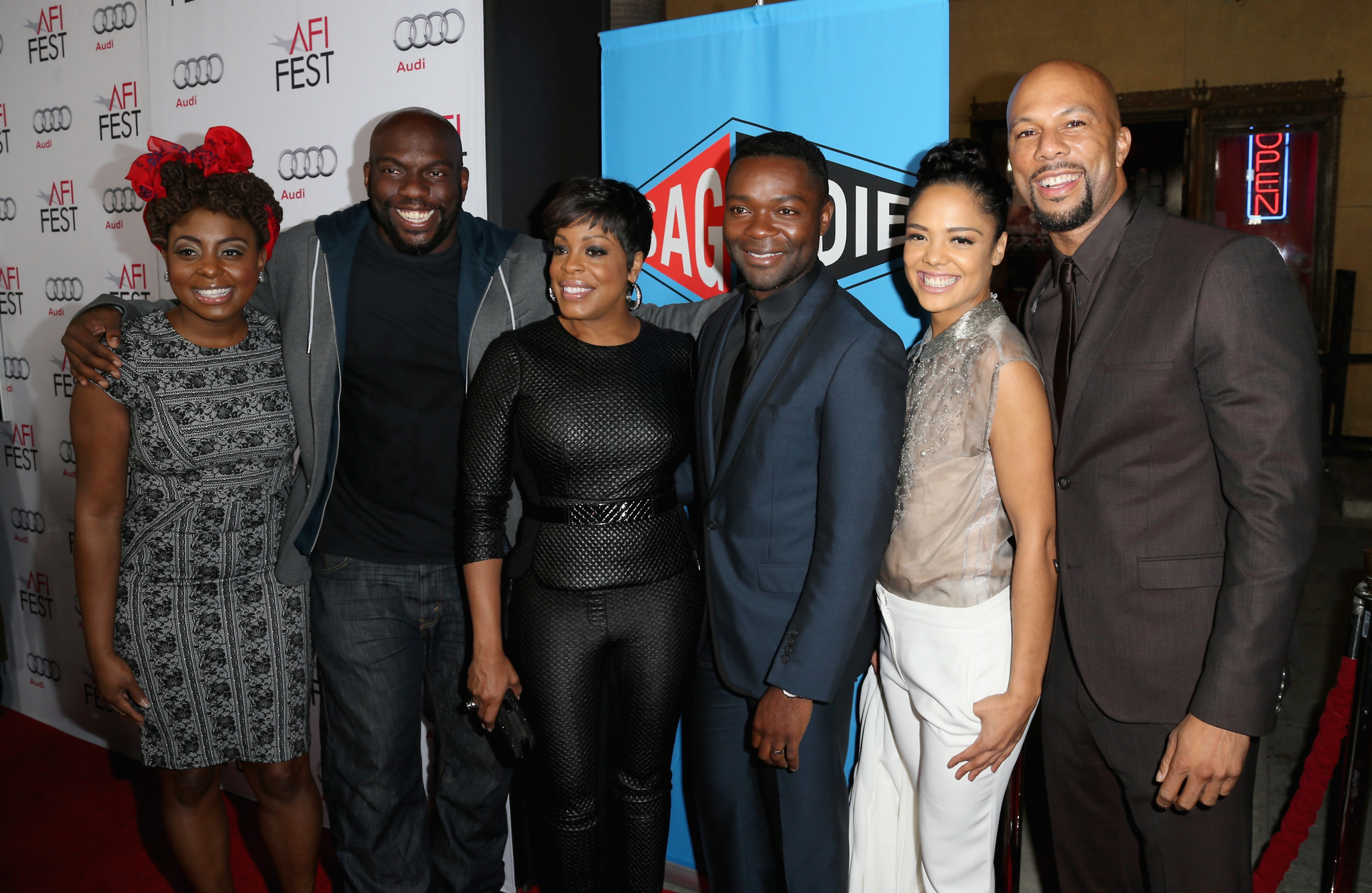 Niecy Nash, David Oyelowo, Common, Tessa Thompson and Ledisi Anibade Young at event of Selma (2014)