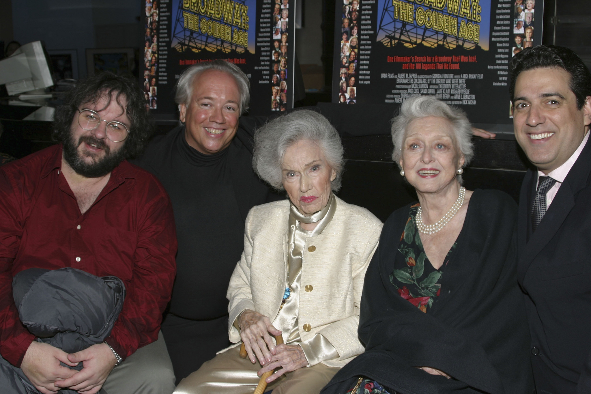 Peter Jackson, Celeste Holm, Fay Wray, Rick McKay and Frank Basile