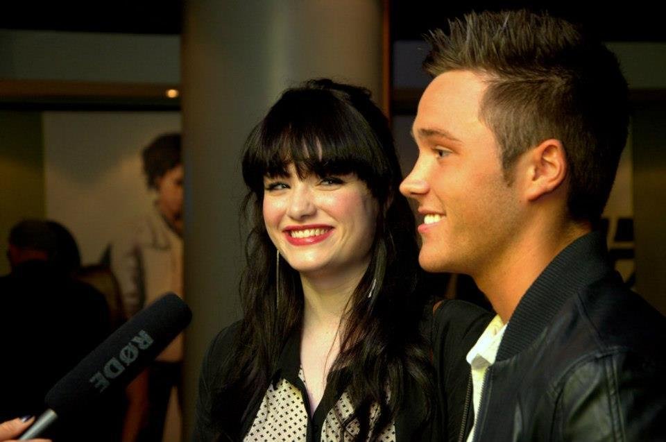 Rachel Wile & Declan Michael Laird at the 2012 Write, Camera, Action! Awards in Cineworld Cinema, Glasgow.
