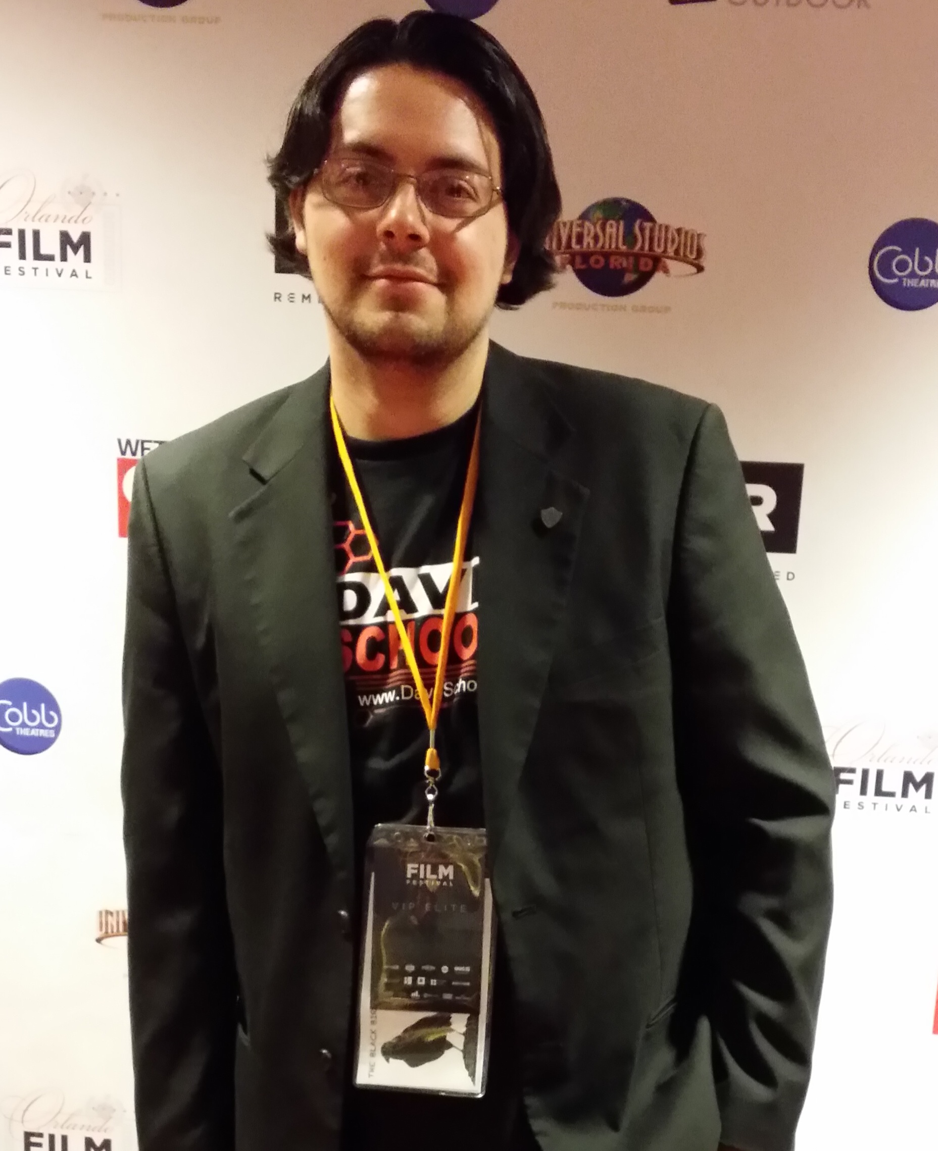 Jared Cooley at the Orlando Film Festival 2013 for the premiere of The Black Bird