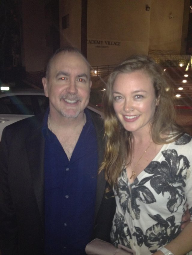 Katie Booth with Terence Winter at event for 