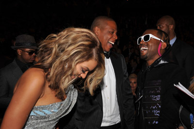 Jay Z, Beyoncé Knowles and Kanye West